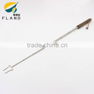 yangjiang factory manufacture eco-friendly hot selling flexible BBQ metal telescoping fork
