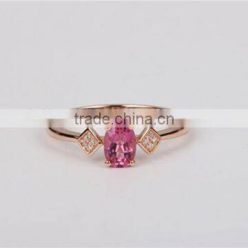 Fashion K Gold Diamond Ring Jewelry photo-2