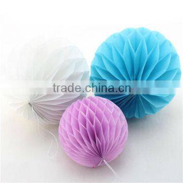 Decorative Colorful Chinese Hanging Craft Paper Honeycomb Ball for Birthday Anniversary photo-6