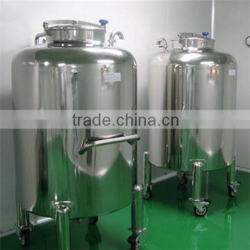 stainless steel storage tank for liquid soap,cosmetic oil,shower gel