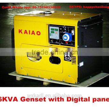 6kw,AC Single Phase,Silent portable Diesel generator(KDE8600T)