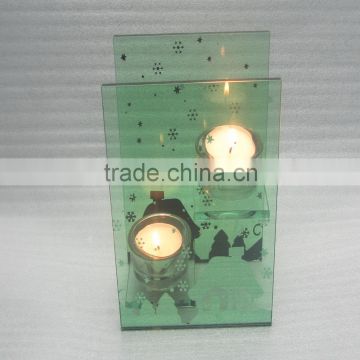 wholesale green christmas tealight holders