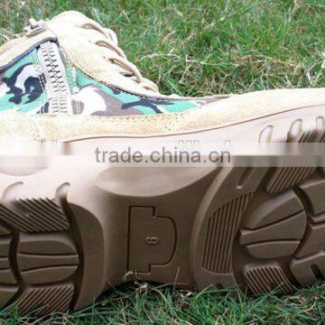 Desert Color Sand Colour Leather 9.5inch Good Quality DELTA Tactical Boots photo-6