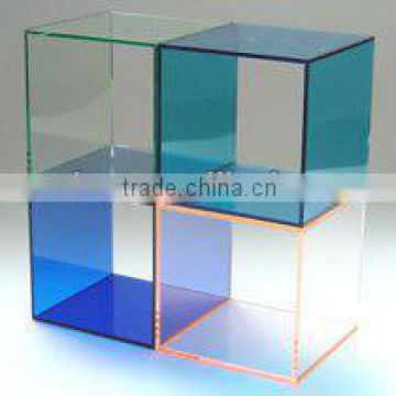 combined Acrylic Display Cube hollow display rack book shelf coffee table