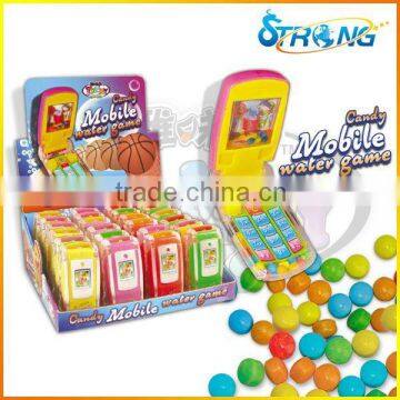 Kids Plastic Toy Mobile Phone Water Game with Candy