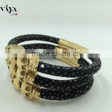 18K winter Hot selling New Coming Genuine Python Real stingray/python Bracelet