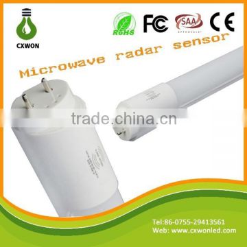 18w T8 Microwave radar sensor led tube lighting 2 years warranty