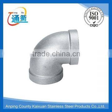 304 stainless steel pipe elbow and tee