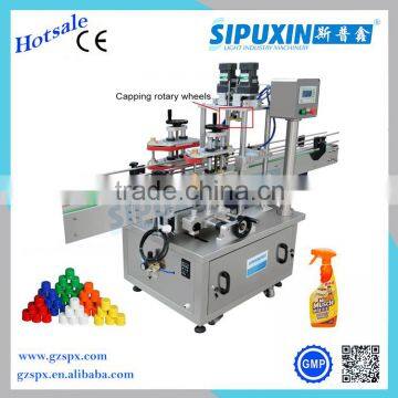 Sipuxin vial capping machine automatic with cap feeder