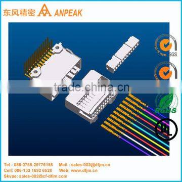 24v power 24pin wire to board right angle automotive connector