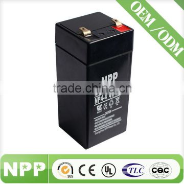 4v4ah high performance good qulity 4v rechargeable sealed lead acid battery