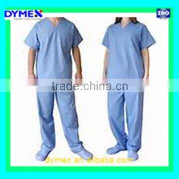 Nonwoven Surgical Disposable Scrub Suit Uniform