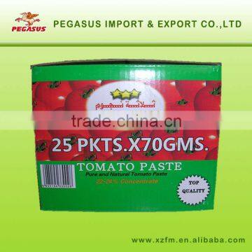 high lycopene pouched tomato paste