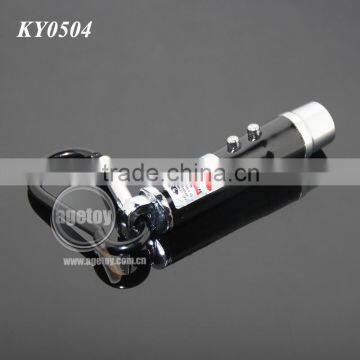 Aluminum Carabiner Personality UV Money Detector Electric Light Mini Flashlight Lamp LED Torch With Keyring photo-3