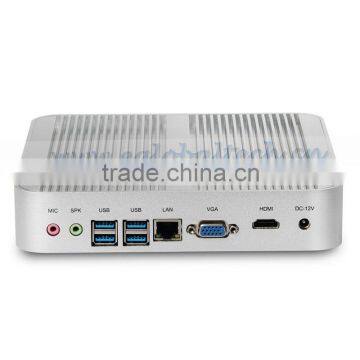 New Fanless System Thin Client Intel Core i3 5005U HD5500 4K Video 16GB RAM 128GB SSD Small Computer pc Dual Boot Win8/OpenELEC photo-3