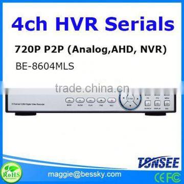 4 channel 720P (Analog,AHD, NVR) HVR,singmate hdd karaoke player,rifatron dvr