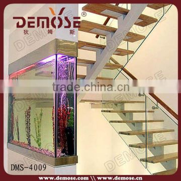 modern interior glass stairs design