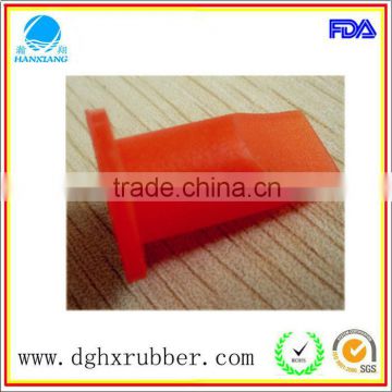 Red weather resistant red silicone valve for plastic bottle