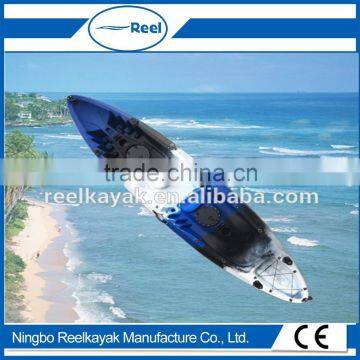 Customized Logo 2+1 seat fishing kayak sale