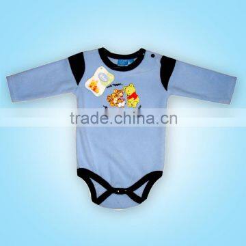 100% polyester long sleeve baby body garment wholesale kid clothing wholesale baby body long sleeve baby body