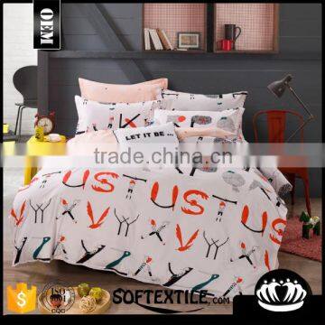 Hot Selling High Quality 100 Cotton Flower Pattern Cartoon Bedding Set Cheap Price Chinese Bed Cover Kids Bed Cover photo-6