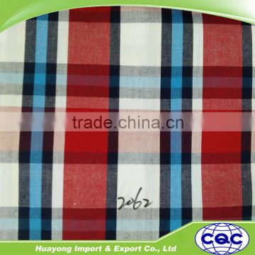 100%Cotton good quality yarn dyed checked fabrics for shirting/pajamas/garment