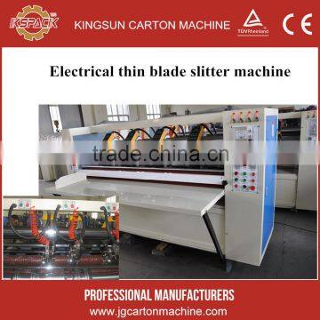 carton box making machine / corruagted cardboard blade slitter machine / thin blade slitter machine