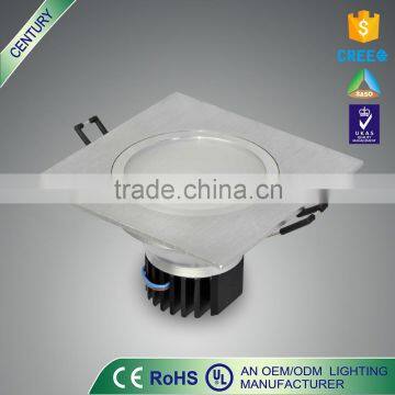 Free samle CE IP20 9W metal surface led garden downlight