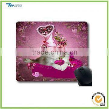 Cute cat neoprene mouse pad