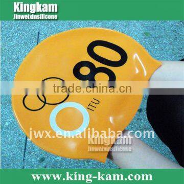 Silicone swimming hat funny swimming cap cap for swimming