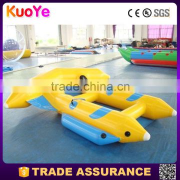 factory direct small inflatable water games flyfish banana boat