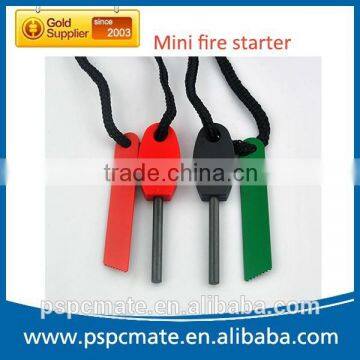 mini Emergency Flint Fire Starter Rod Lighter Magnesium camping kits tool
