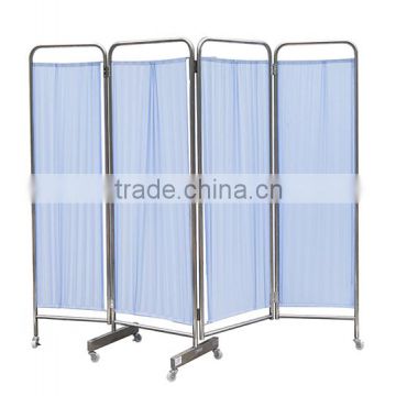 Movable folding Hospital Clinic Examination Bed Partition Screen Medical Curtain