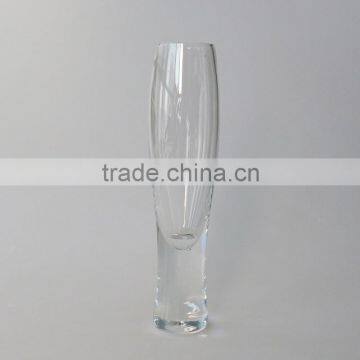 Long straight clear transparent customized size drinking whisky shot glass clear transparent popular model