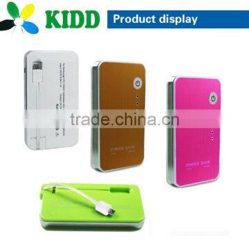 USB External Battery Pack Portable Charger Power Bank for Mobile Phone 5000mAh