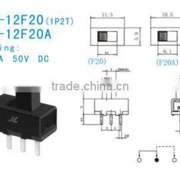 SS-12F20-12F20A Slide Switch
