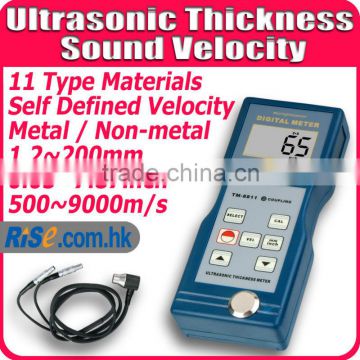 1.2~200mm Ultrasonic Glass Thickness Meter Gauge