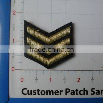 metallic embroidery crest