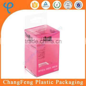 Customized pink packaging box for mouse packaging