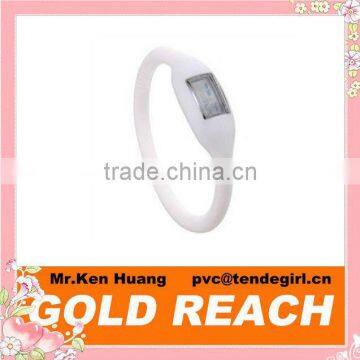 Silicone Ion Watch - White
