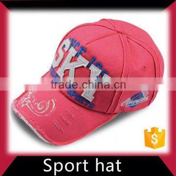 Soft textile sport hip hop hats and caps men