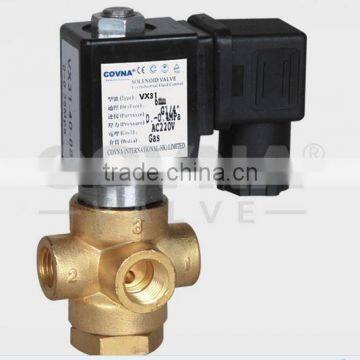 3 way normally open solenoid valve