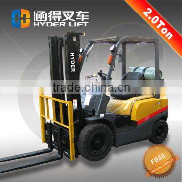 New brand 2000kg gasoline/lpg forklift for sale