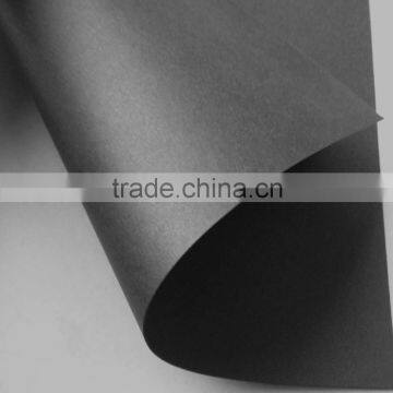 Virgin pulp black cardboard for packaging and shopping bag / black paper