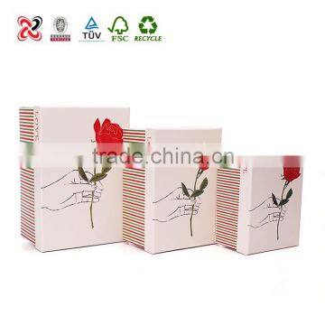 Empty Small hard paper gift box