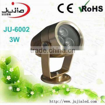 220v/24V/12V RGB Color 3W led light ip65 outdoor led spotlight