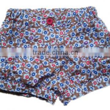 2015 full print flower girls short pants