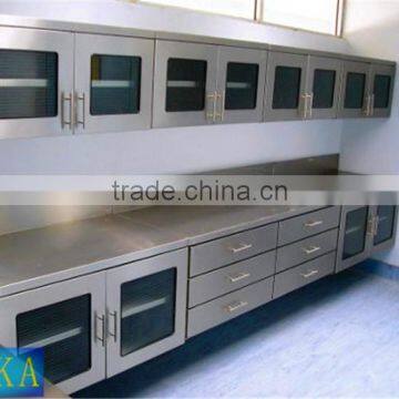 stainless steel work table drawers lab furniture