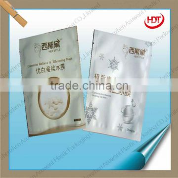 facial mask packing plastic bag /plastic pouch for facial mask