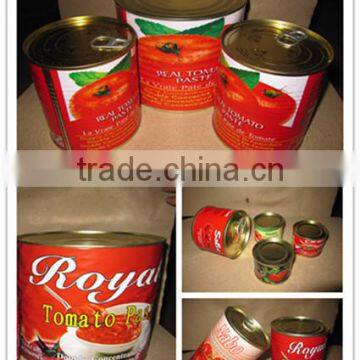 Green Food, Tinned Tomato Paste in can 400gram, 800gram